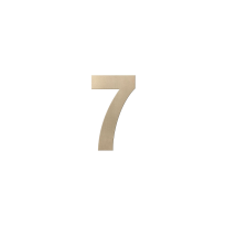 Champagne blend huisnummer 7, 150 mm