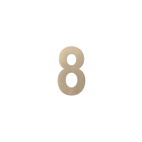 Champagne blend huisnummer 8, 150 mm