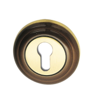 Cilinderrozet 651/BY 51x10mm brons 