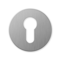 Cilinderrozet 911/BY 51x6mm satin chrome 