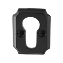 Cilinderrozet GPF6902.02 51x40x6mm smeedijzer zwart