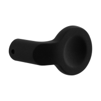 GPF8857.61 designknop verkopt 88/ 55x24mm t.b.v. veiligheidsschilden vast Zwart