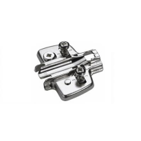 Kruismontageplaat met vooraf gemonteerde euroschroeven 5x8mm