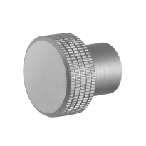 Knop standaard t.b.v. Mauer knopcilinder messing vernikkeld