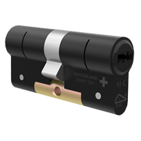 M&C Condor antikerntrek dubbele veiligheidscilinder, zwart