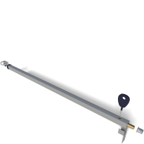 SecuBar Basic, geschikt voor overspanning 930mm