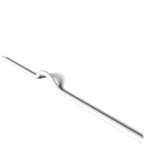 SecuBar Twist Combi klapraam beveiliging wit, 970 mm, in de dag montage
