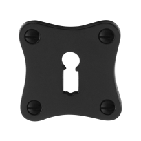 Sleutelrozet GPF6901.09 52x52x4mm smeedijzer zwart