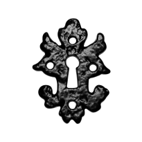 Sleutelrozet KP1064 82x60mm smeedijzer zwart