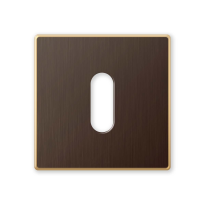 Sleutelrozet Mandelli 291/B 51x6mm mat brons