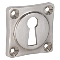 Sleutelrozet vierkant 39x39mm mat nikkel
