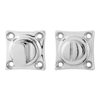 Toiletgarnituur GPF0903.49 38x38x5mm stift 8mm RVS gepolijst