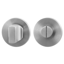 Toiletgarnituur GPF0910.05 50x6mm stift 8mm RVS geborsteld grote knop