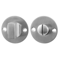 Toiletgarnituur GPF0910.06 50x2mm stift 8mm RVS geborsteld grote knop