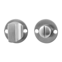Toiletgarnituur GPF0911.07 38x2mm stift 5mm RVS geborsteld grote knop