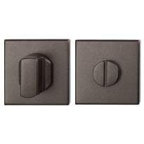 Toiletgarnituur GPF1102.A1.0910 50x50x8 mm stift 8 mm Dark blend grote knop