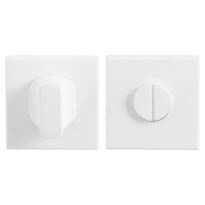 Toiletgarnituur GPF8911.42 50x50x8mm stift 5mm wit grote knop