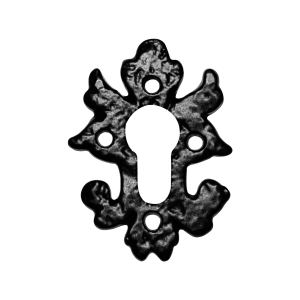 Cilinderrozet KP1063 82x60mm smeedijzer zwart