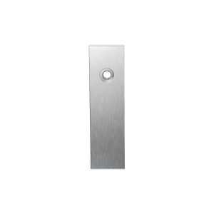 Kortschild GPF1100.15 blind RVS geborsteld