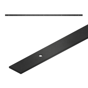GPF0570.61 schuifdeurrails 220 cm zwart