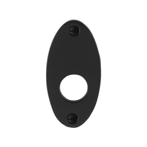 Rozet GPF6100.03 82x40x4mm smeedijzer zwart