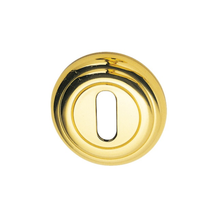 Sleutelrozet Mandelli 651/B 51x12mm gepolijst messing