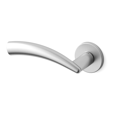 Deurkruk op rozet Nadir 0771 satinchrome 51x6mm - linkswijzend