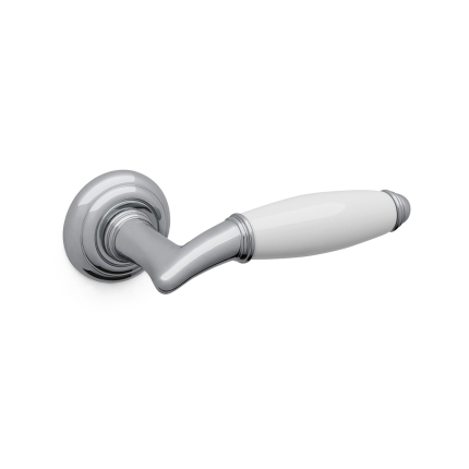 1201 Melody deurkruk op rozet, chrome