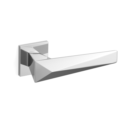 1721 Zeit deurkruk op rozet, chrome
