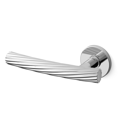 1731L Fusilla deurkruk op rozet linkswijzend, chrome