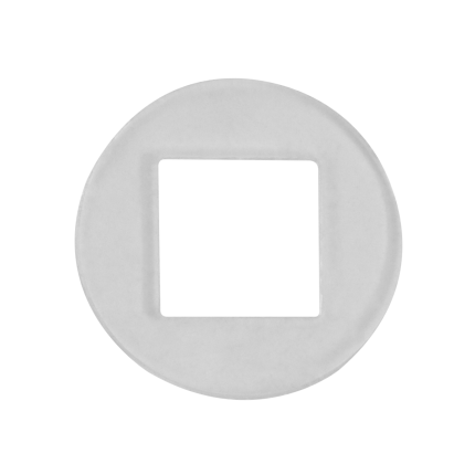 Krukring transparant 15,8 mm t.b.v. deurkrukken van GPF Bouwbeslag