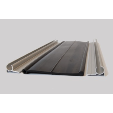 Alprokon rubber 58mm breed tbv pendeldeurnaald 4030 voor deurdikte 40mm