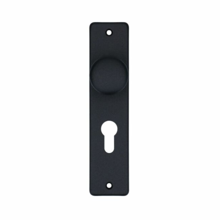 Aluminium binnendeurschilden rechthoekig 180x41x6 mm zwart