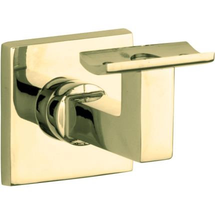 Artitec Wallebroek leuninghouder Bauhaus M10 hol, messing gelakt