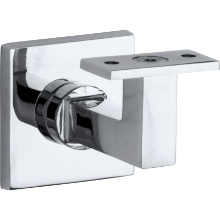 Artitec Wallebroek leuninghouder Bauhaus M10 vlak, glans chroom