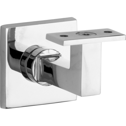 Artitec Wallebroek leuninghouder Bauhaus M10 vlak, glans nikkel