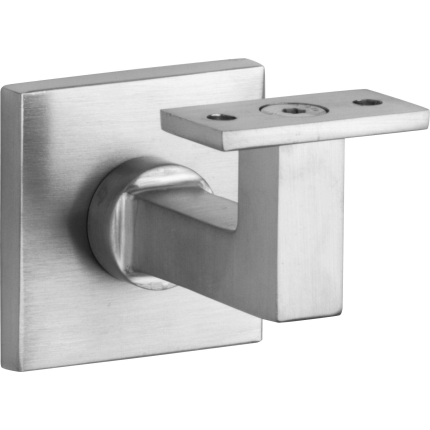 Artitec Wallebroek leuninghouder Bauhaus M10 vlak, mat nikkel ongelakt