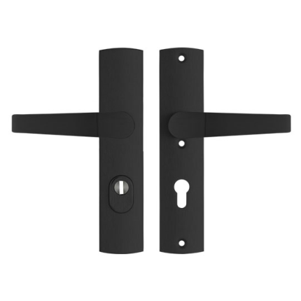 AXA 6662 All Black VH garnituur kruk/kruk met kerntrekbeveiliging