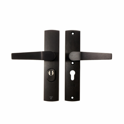 AXA 6662 All Black VH garnituur kruk/kruk met kerntrekbeveiliging SKG3, PC55