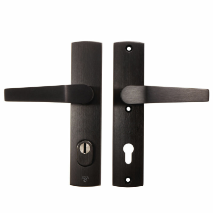 AXA 6662 All Black VH garnituur kruk/kruk met kerntrekbeveiliging SKG3, PC92