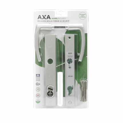 AXA 6765 Curve small veiligheidsgarnituur anti-kerntrek - kruk-kruk PC92