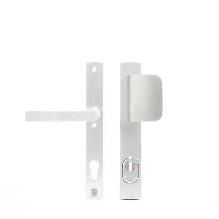 AXA 6765 Curve smal D-knop/kruk VH garnituur met kerntrekbeveiliging