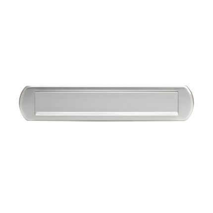 AXA Curve briefplaat aluminium F1
