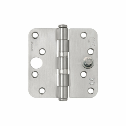 AXA Veiligheidsscharnier kogel 1541 SKG*** ronde hoek 89x89mm RVS
