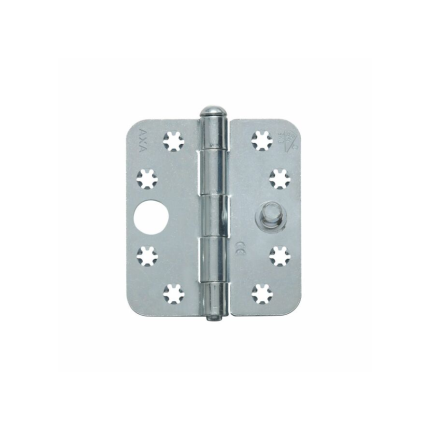 AXA Veiligheidsscharnier 1617 SKG*** ronde hoek 89x80mm staal gegalvaniseerd