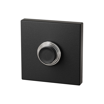 Beldrukker GPF8826.02 zwart vierkant 50x50x8 mm