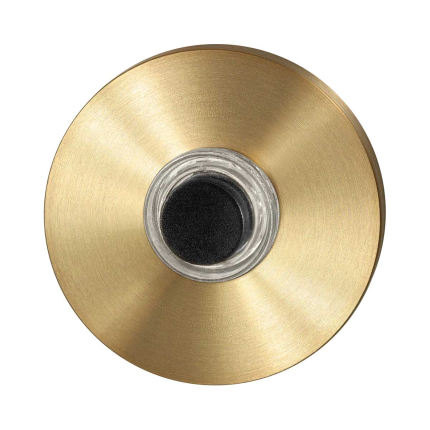 Beldrukker GPF9826.09P4 rond 50x8 mm PVD mat messing