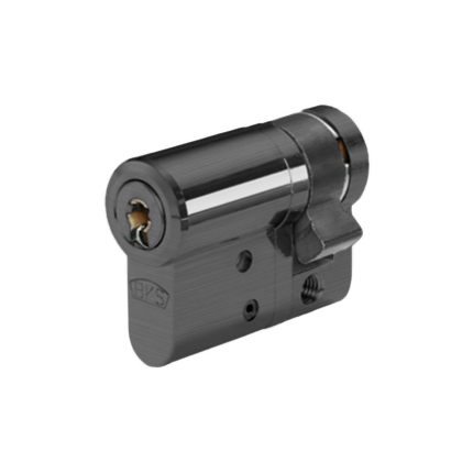 BKS janus 4601 halve cilinder, antraciet
