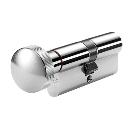 BKS Livius 5006 knopcilinder, vernikkeld messing