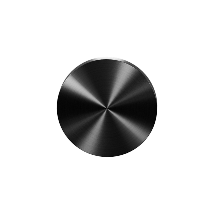 Blinde Rozet GPF0900VRP5 53x6mm PVD Zwart